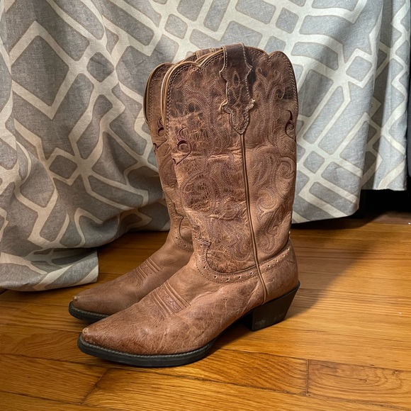 Justin McKayla Leather Cowboy/Western Boots - Picture 4 of 14